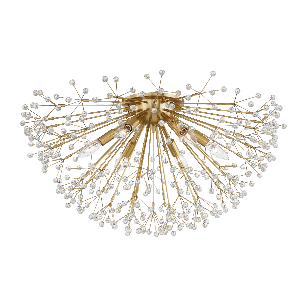 Hudson Valley Lighting Dunkirk 6 Light 30 inch Semi Flush Ceiling Light