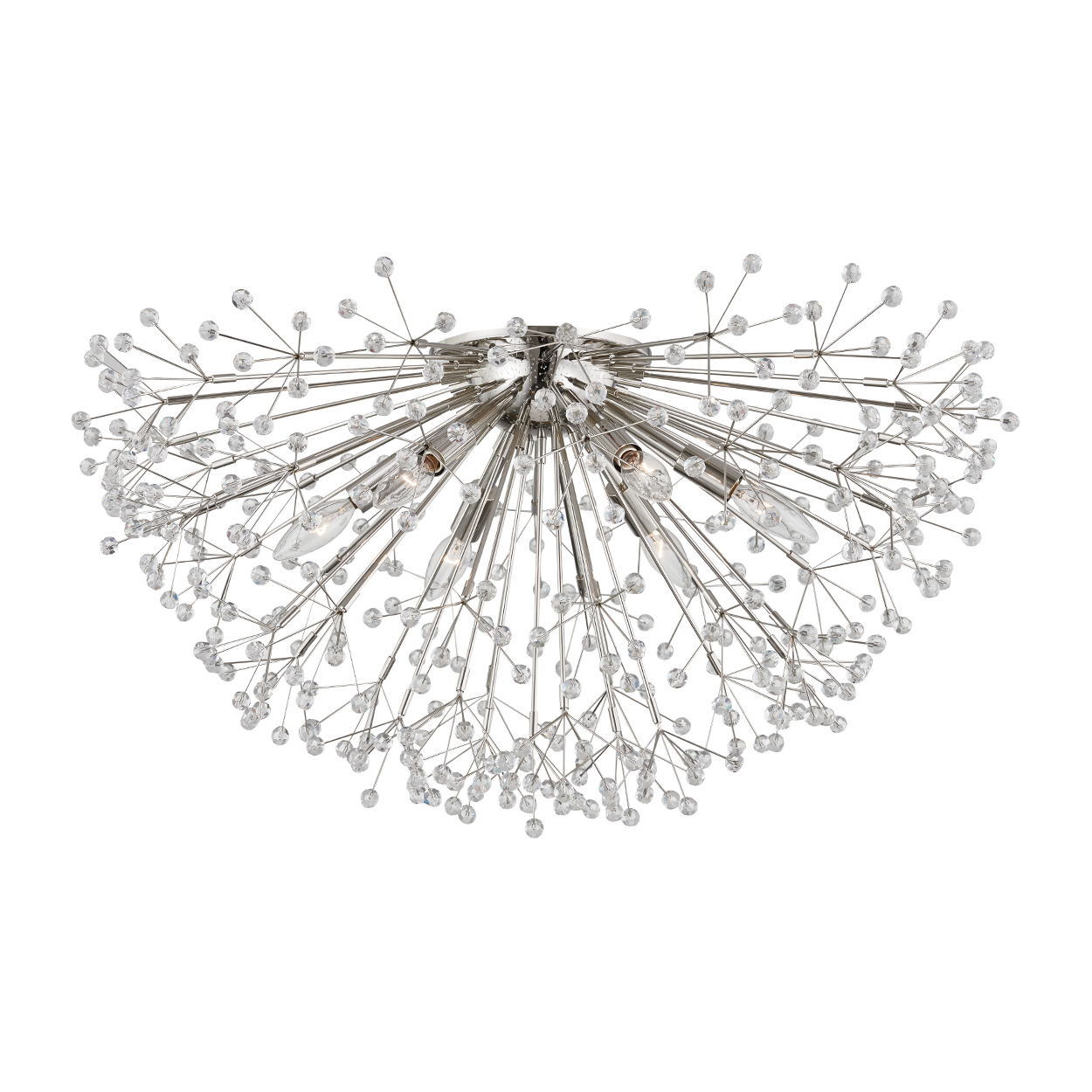 Hudson Valley Lighting Dunkirk 6 Light 30 inch Semi Flush Ceiling Light