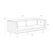 Sunpan Batavia Black Sofa