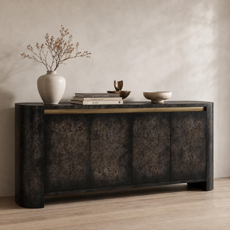 Bassett Mirror Langford Four Door Cabinet
