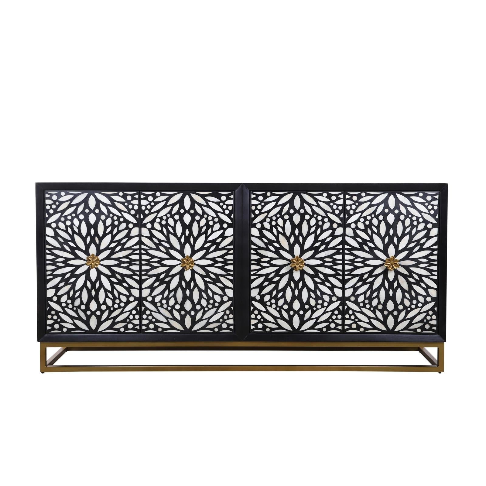 Bassett Mirror Cameron Four Door Cabinet
