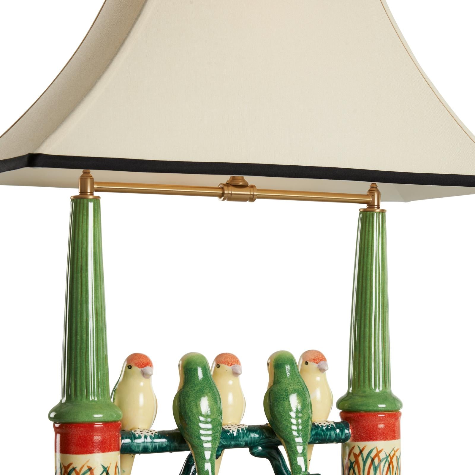Wildwood Budgies Lamp