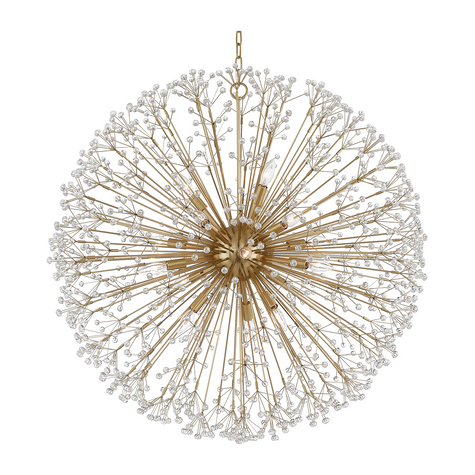 Hudson Valley Lighting Dunkirk 16 Light 40 inch Chandelier Ceiling Light