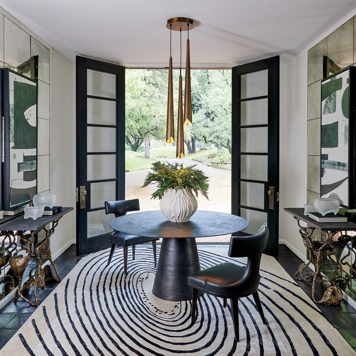 Global Views Concentric Circles Rug Clearance