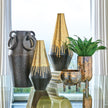 Global Views Gold Drip Vase