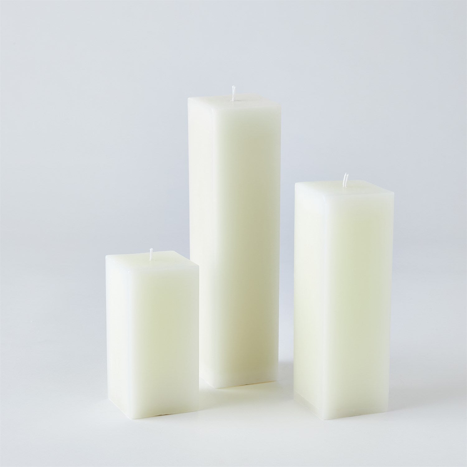 Global Views Unscented Square Pillar Candle
