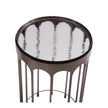 Bassett Mirror Hartley Nickel Accent Table