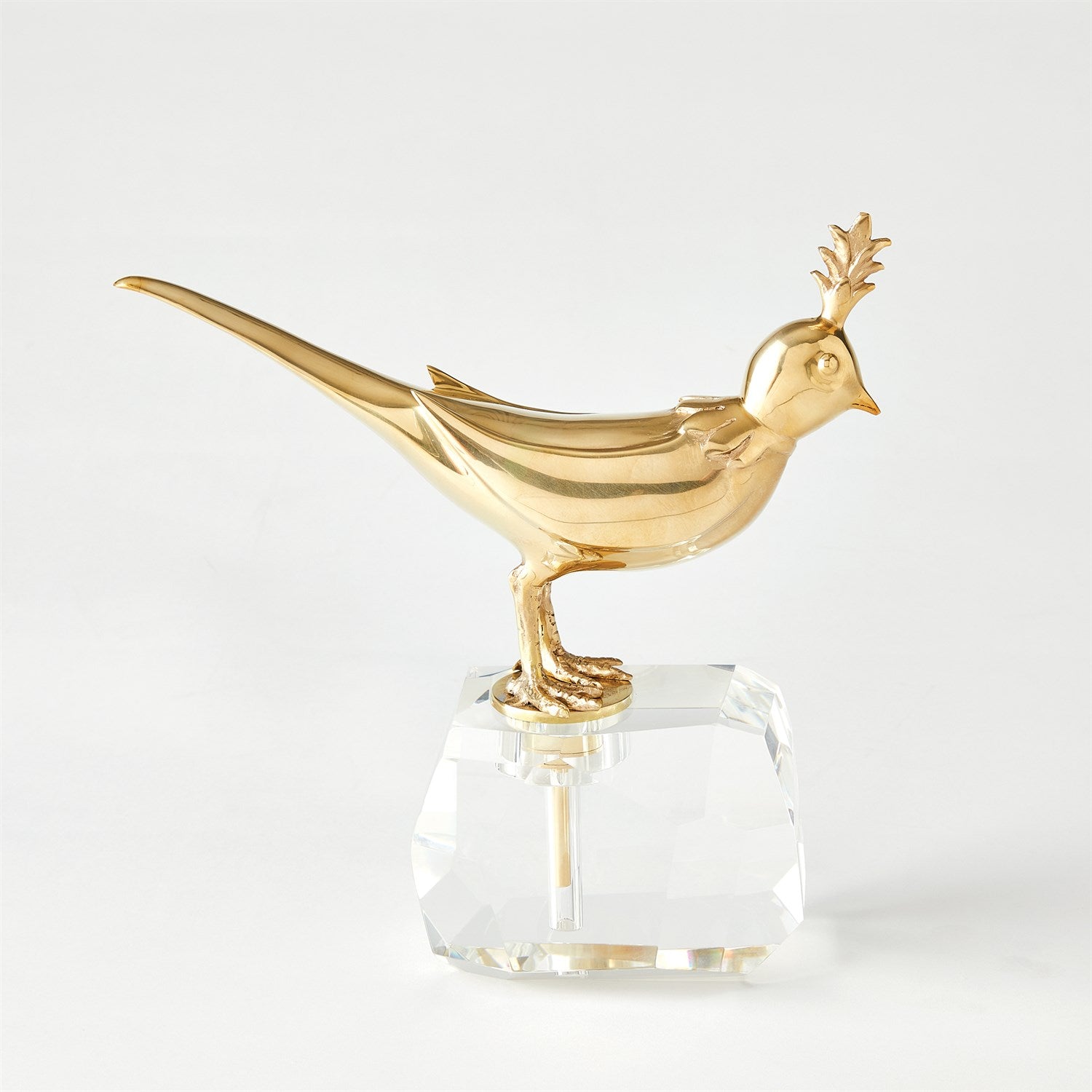 Global Views Bird on Crystal Rock