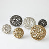 Global Views Antique Brass Jali Ball