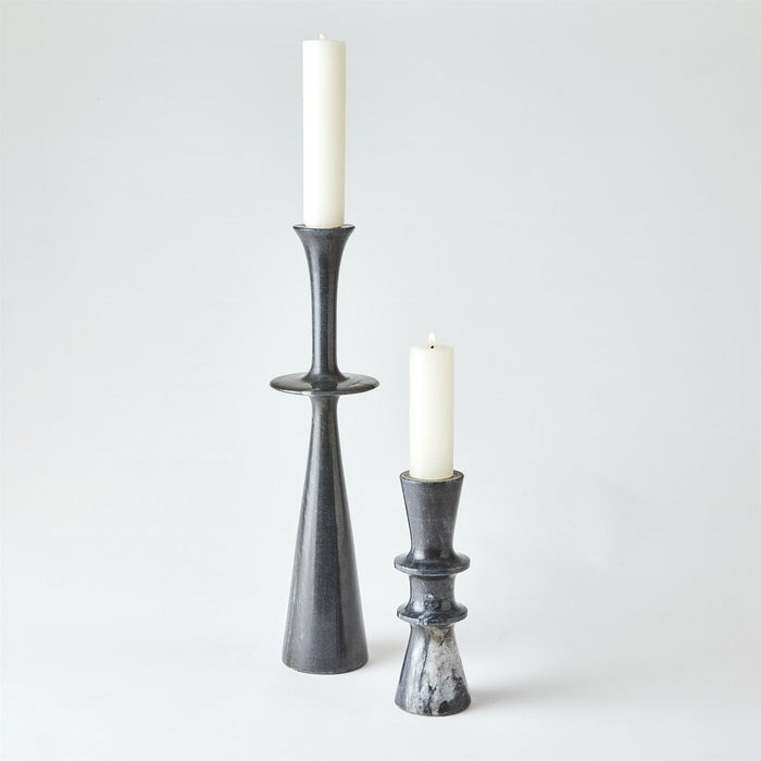 Global Views Center Flair Candle Stand - Black