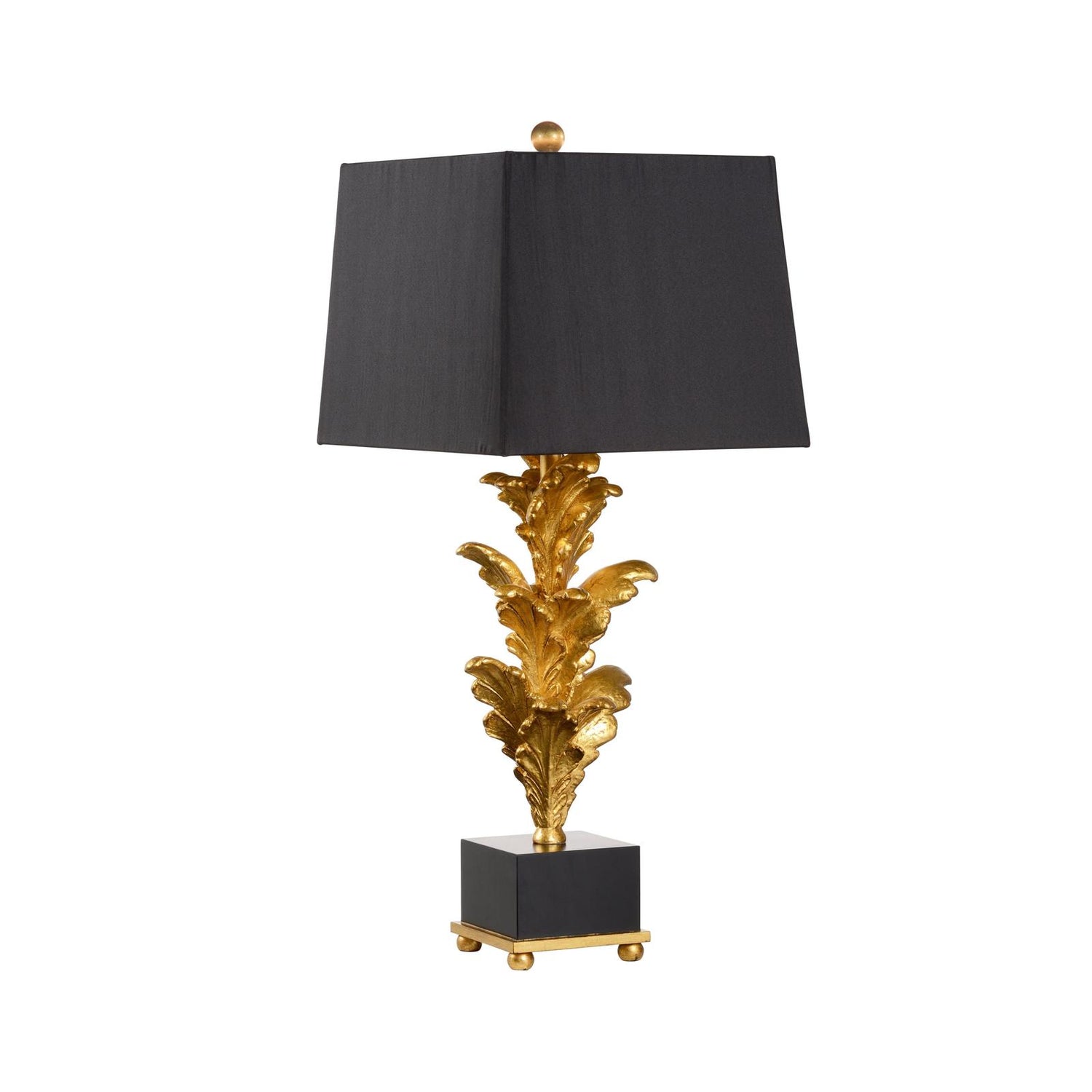 Wildwood Mar A Lago Gold Leaf Lamp