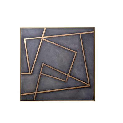 Sunpan In A Maze Gold Floater Frame