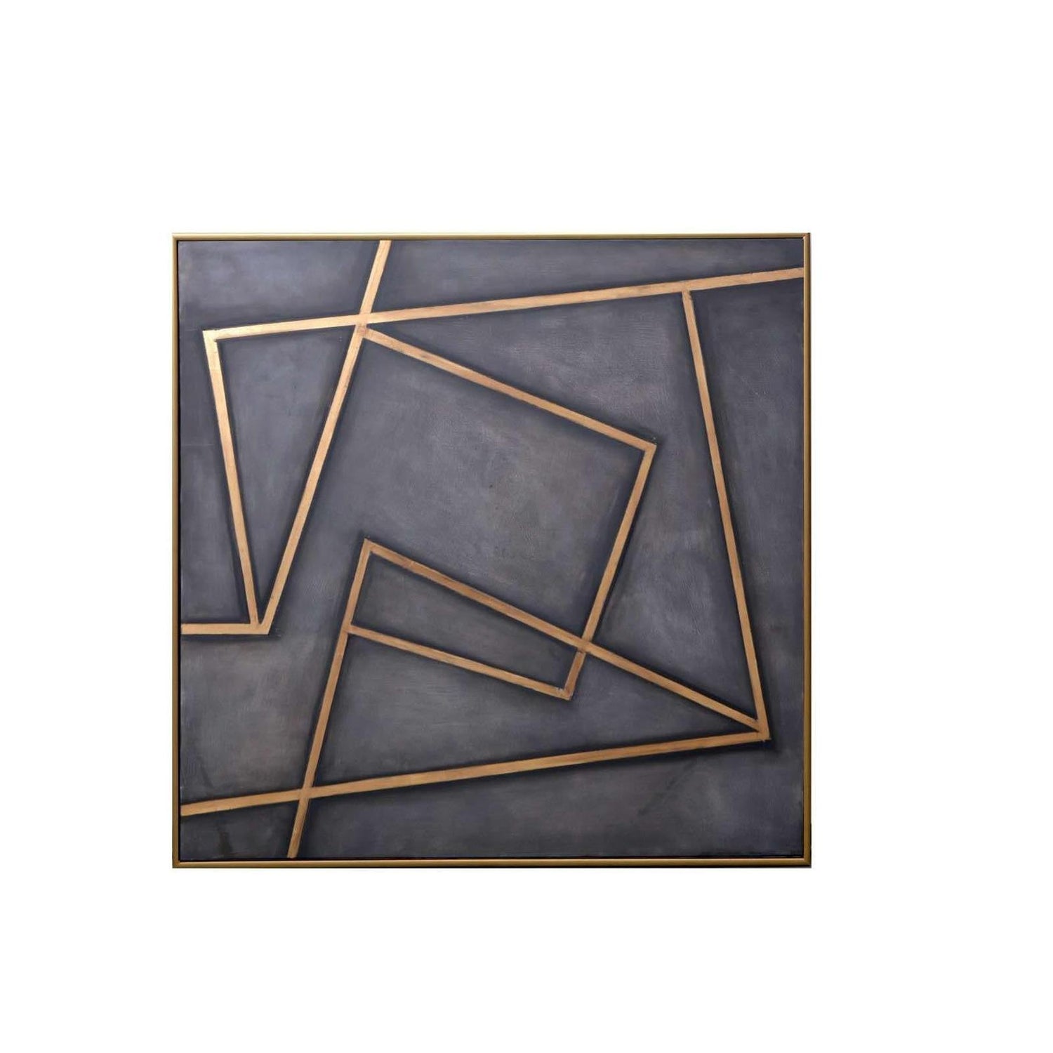 Sunpan In A Maze Gold Floater Frame