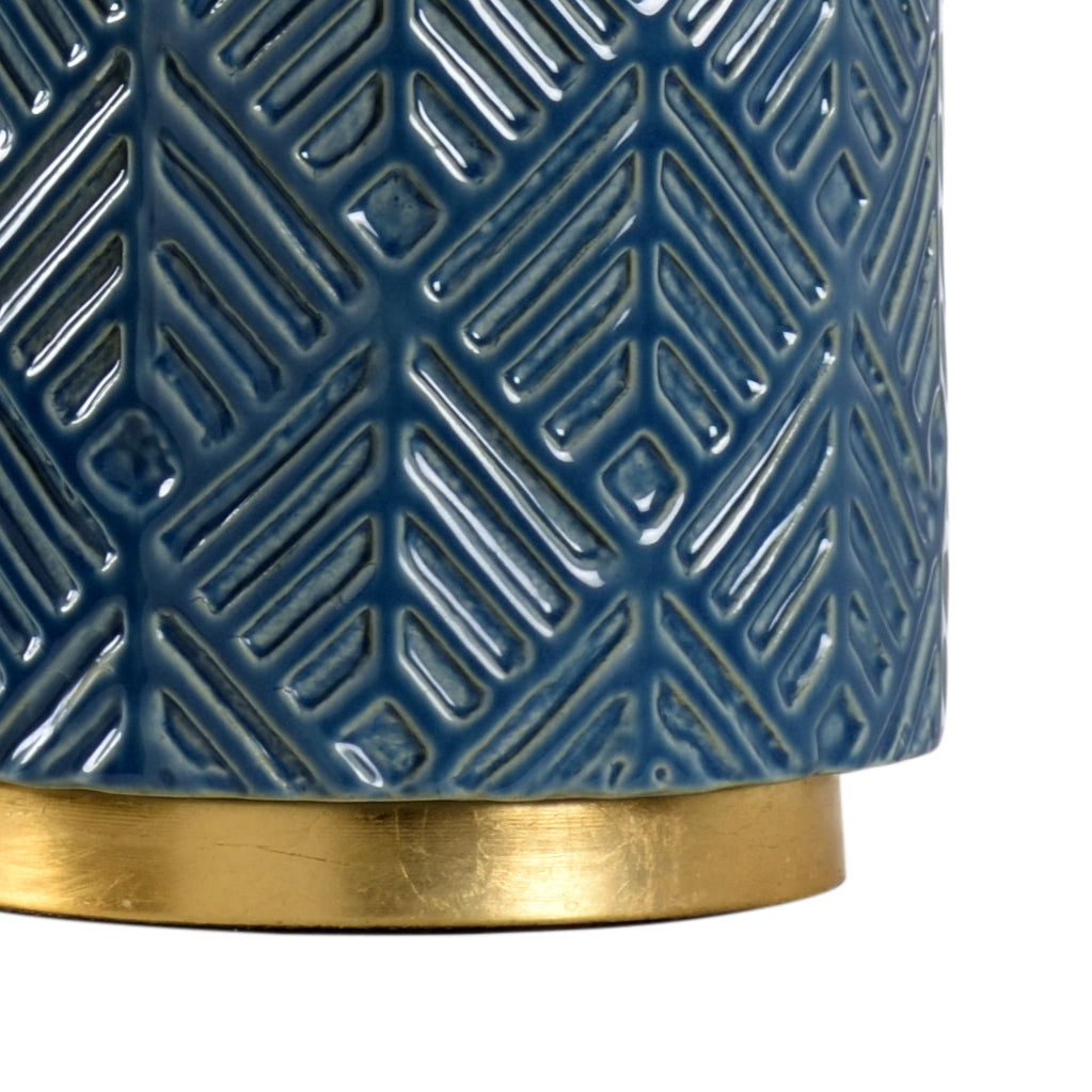 Wildwood Mountain Pine Denim Lamp