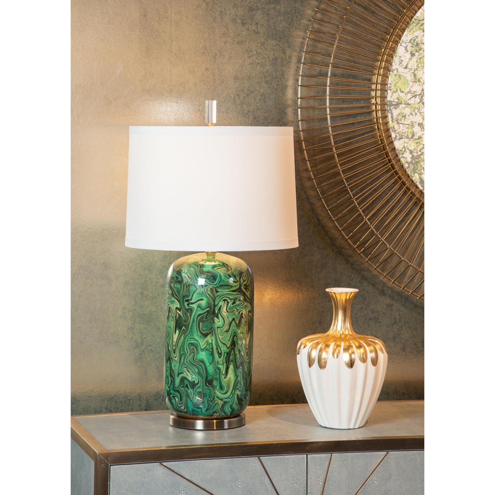 Wildwood Newport Emerald Lamp