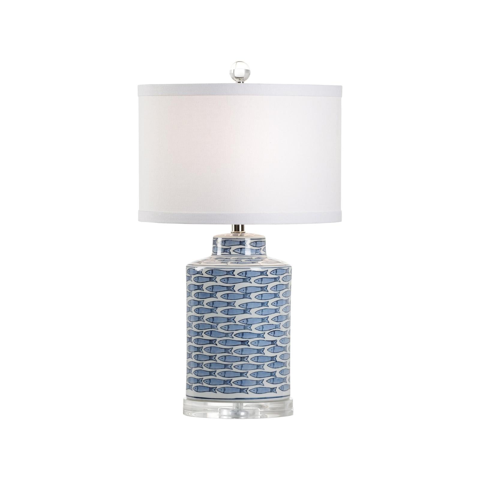 Wildwood Fish Blue Tail Table Lamp