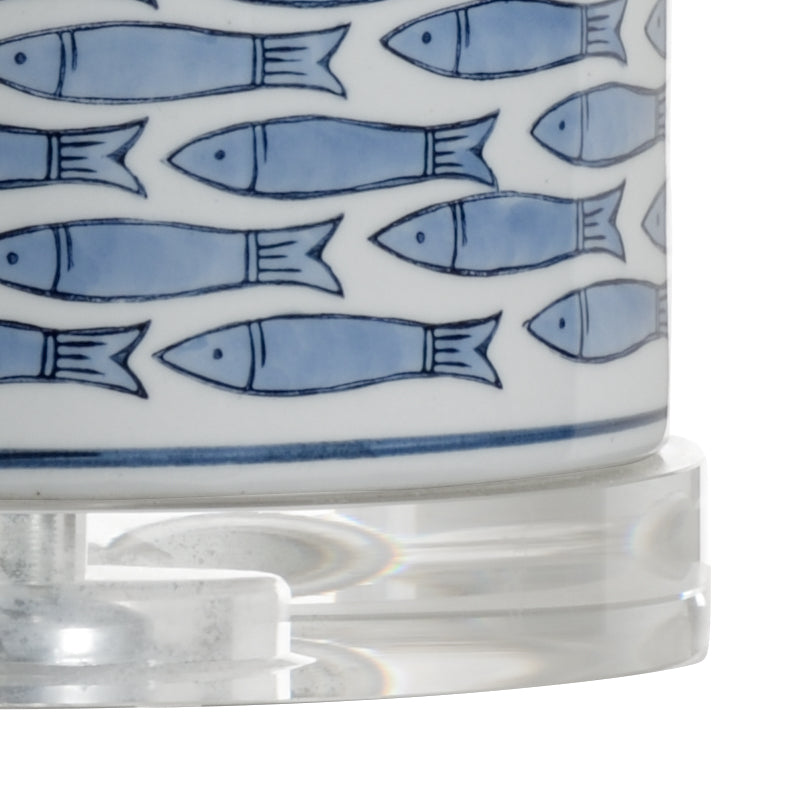 Wildwood Fish Blue Tail Table Lamp