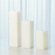 Global Views Unscented Square Pillar Candle