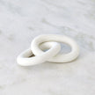 Global Views Matte White Ring Chain by Ashley Childers