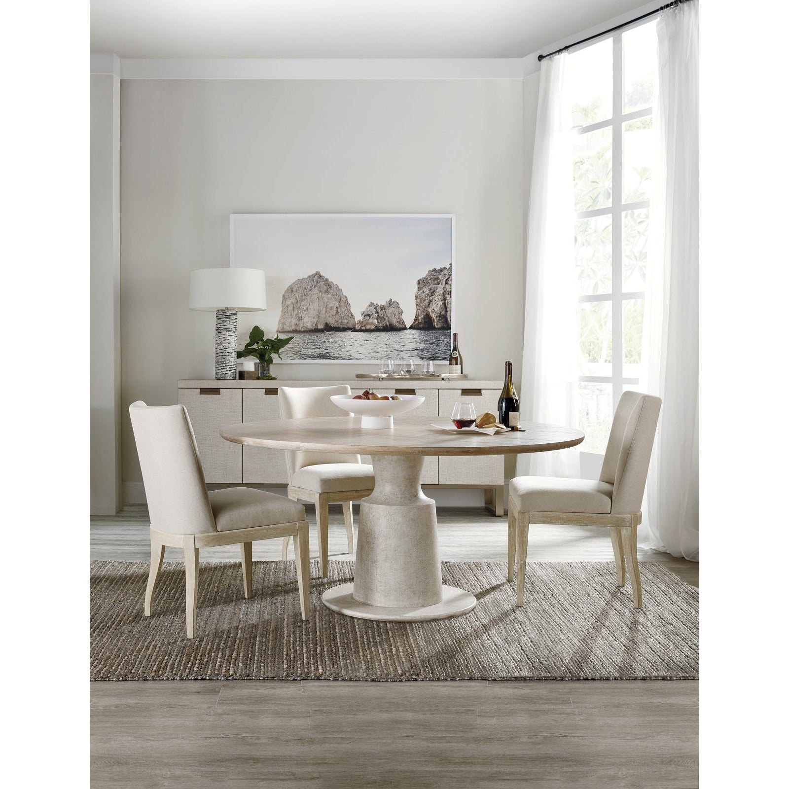 Hooker Furniture Cascade Pedestal Dining Table