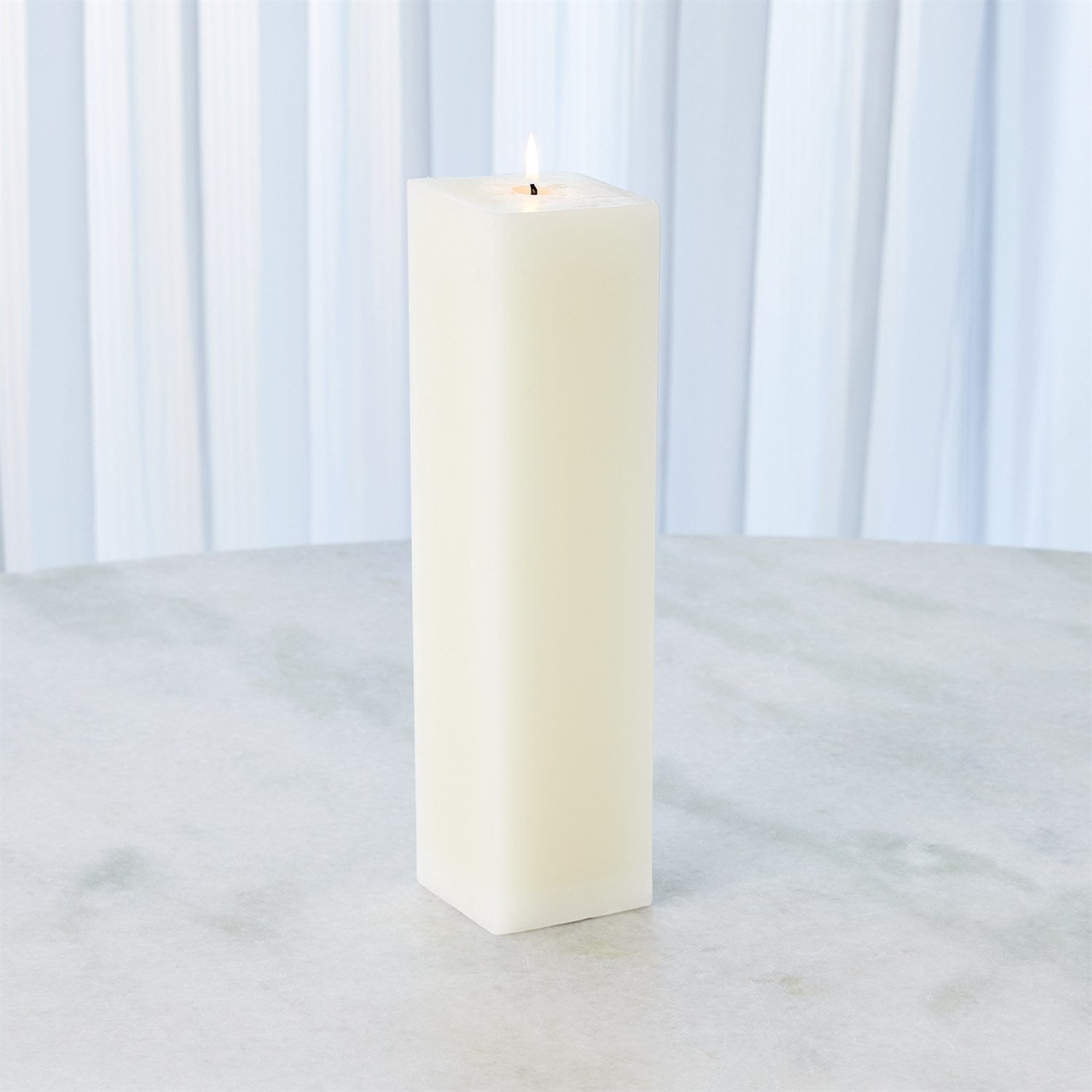 Global Views Unscented Square Pillar Candle