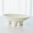 Global Views Ivory Opus Triple Leg Bowl