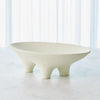 Global Views Ivory Opus Triple Leg Bowl