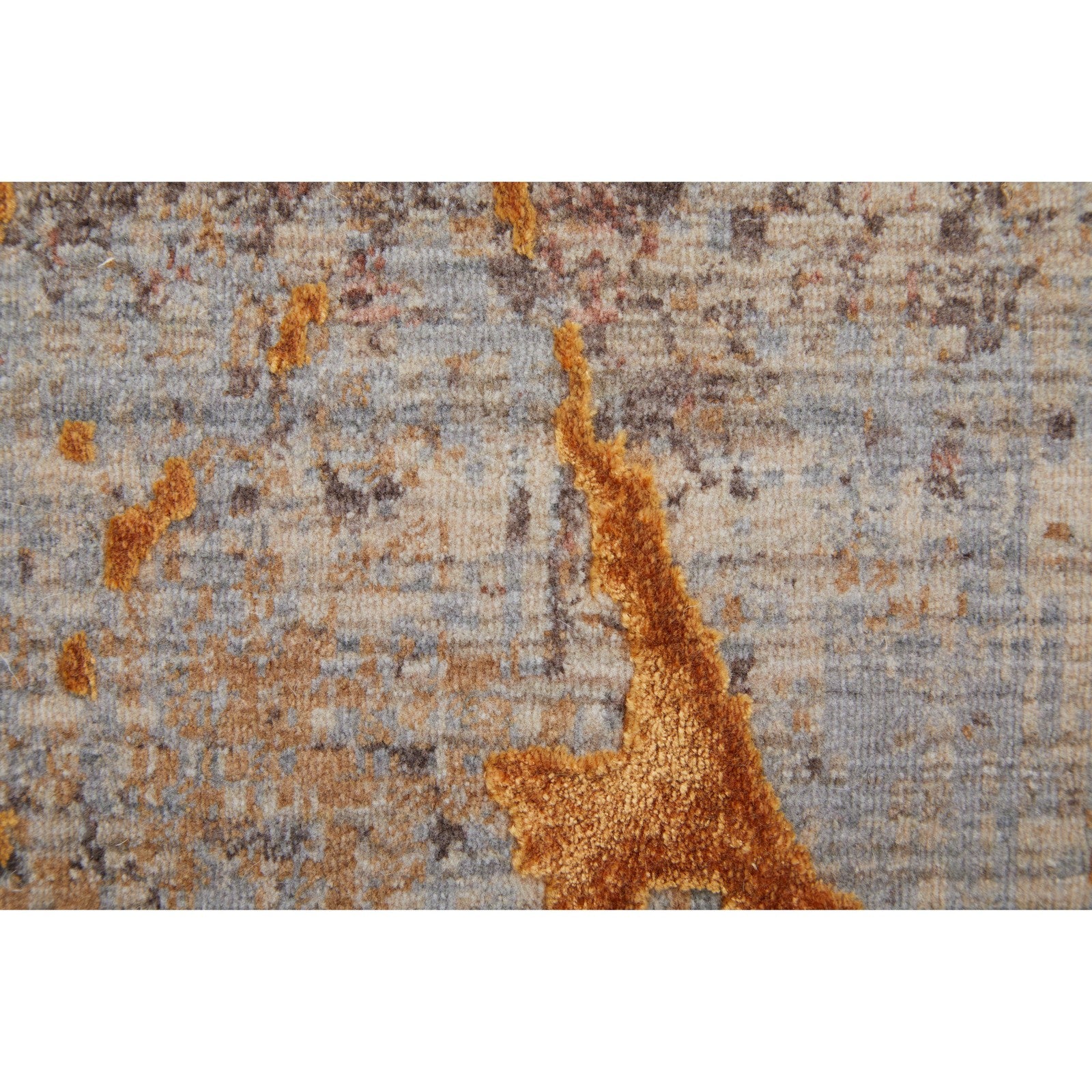 Feizy Pryor 39NEF Modern Abstract in Gold/Brown/Gray