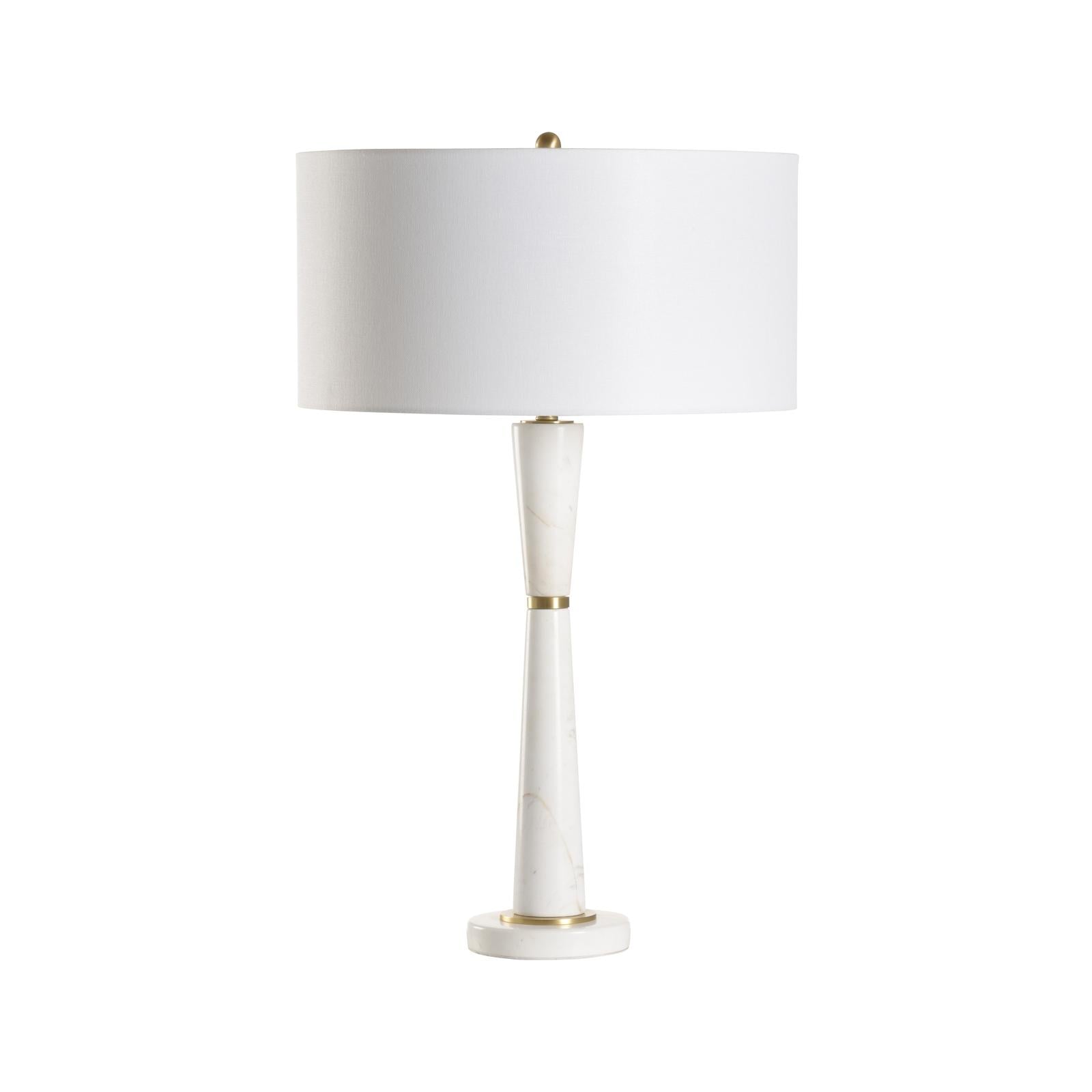 Wildwood Guinevere White Marble Lamp