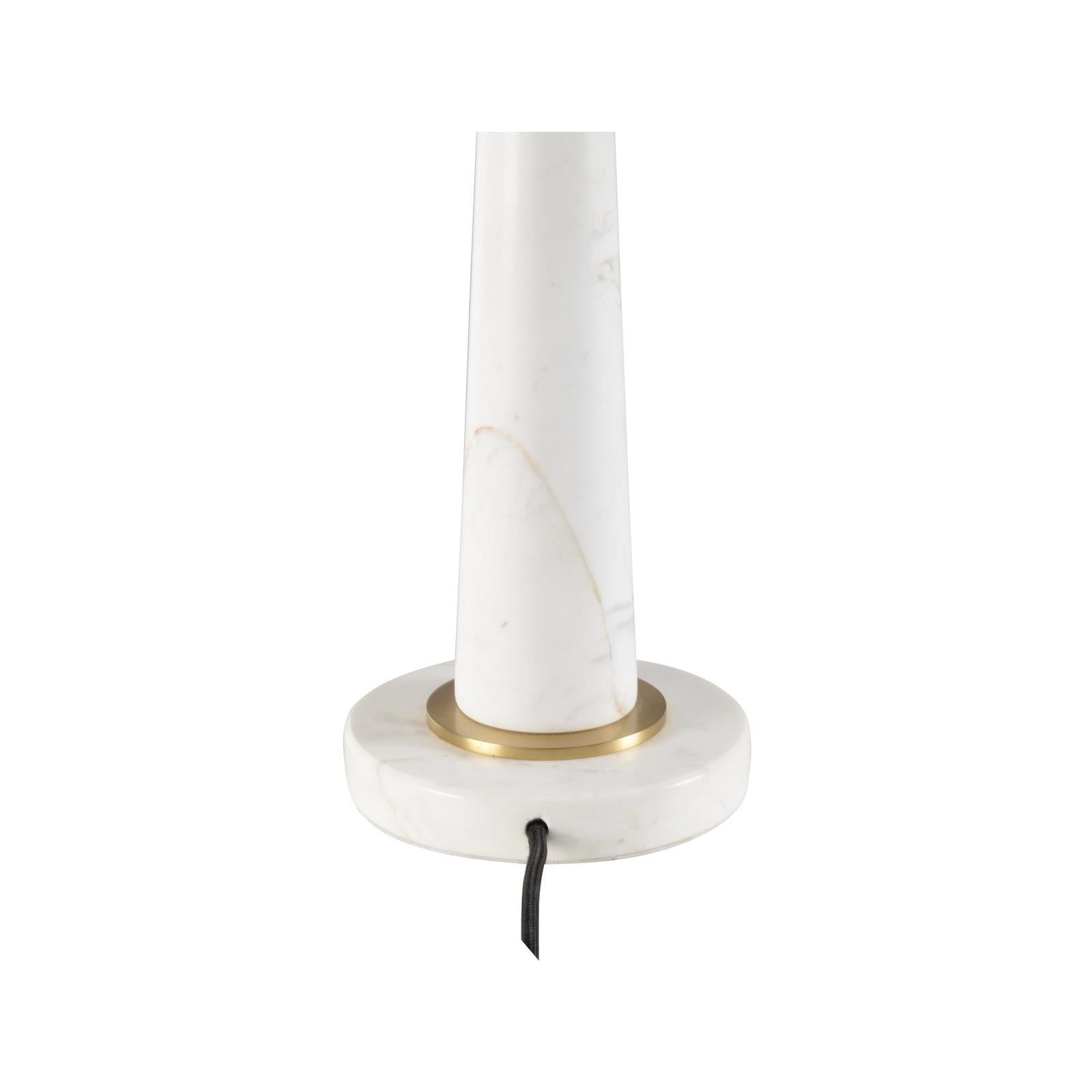 Wildwood Guinevere White Marble Lamp