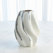 Global Views Indigo Drip Twist Vase