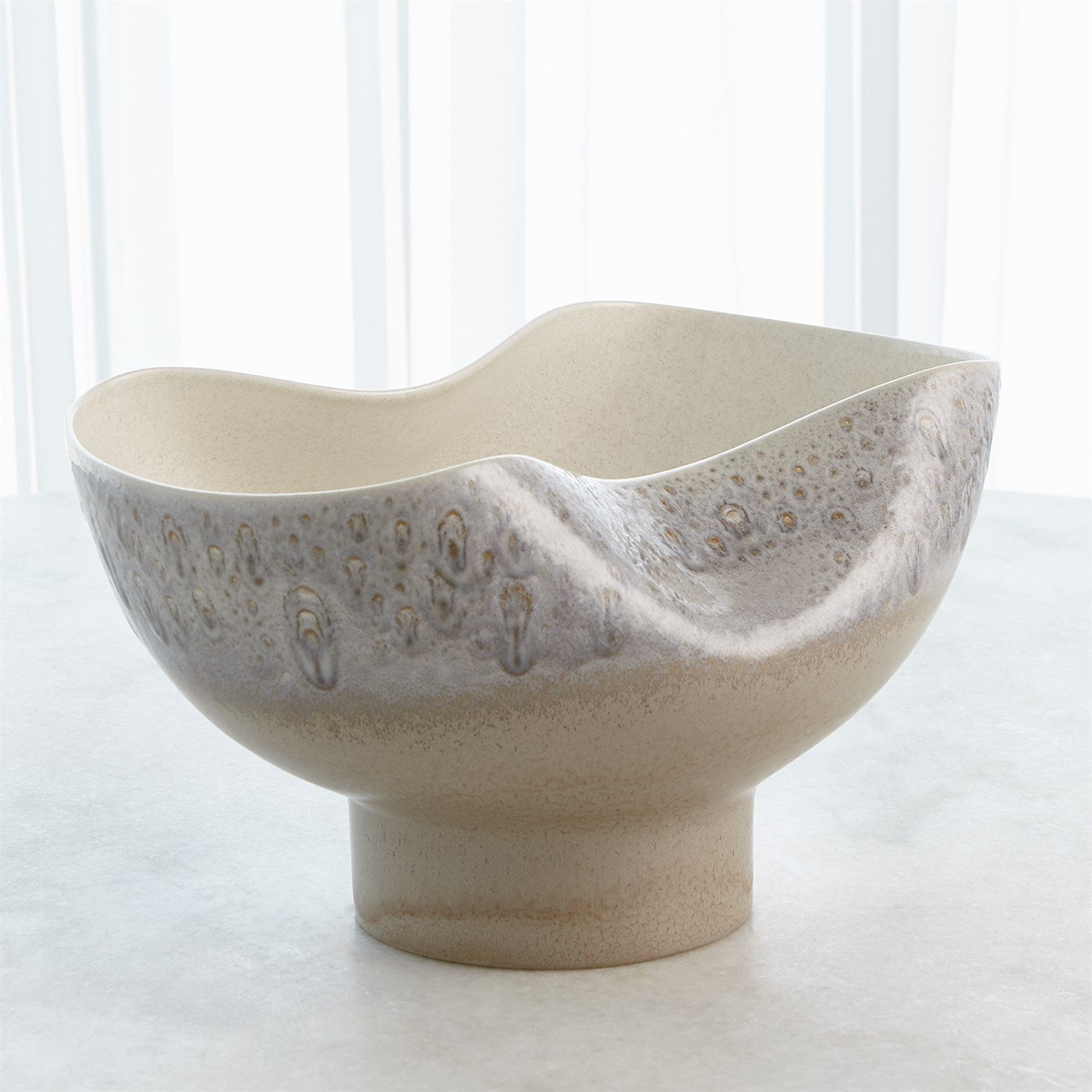 Global Views Cream Rises Dented Collection