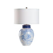 Wildwood Cino Blue Bubble Glazed Lamp