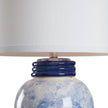 Wildwood Cino Blue Bubble Glazed Lamp