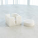 Global Views Alabaster Coasters - Set of 8 with Holder