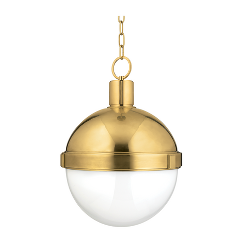 Hudson Valley Lighting Lambert 1 Light 14.5 inch Pendant Ceiling Light