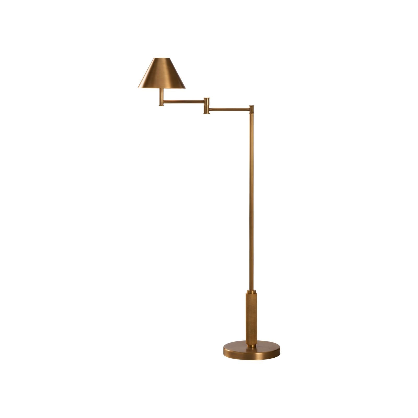 Wildwood Woodbury Brass Floor Lamp