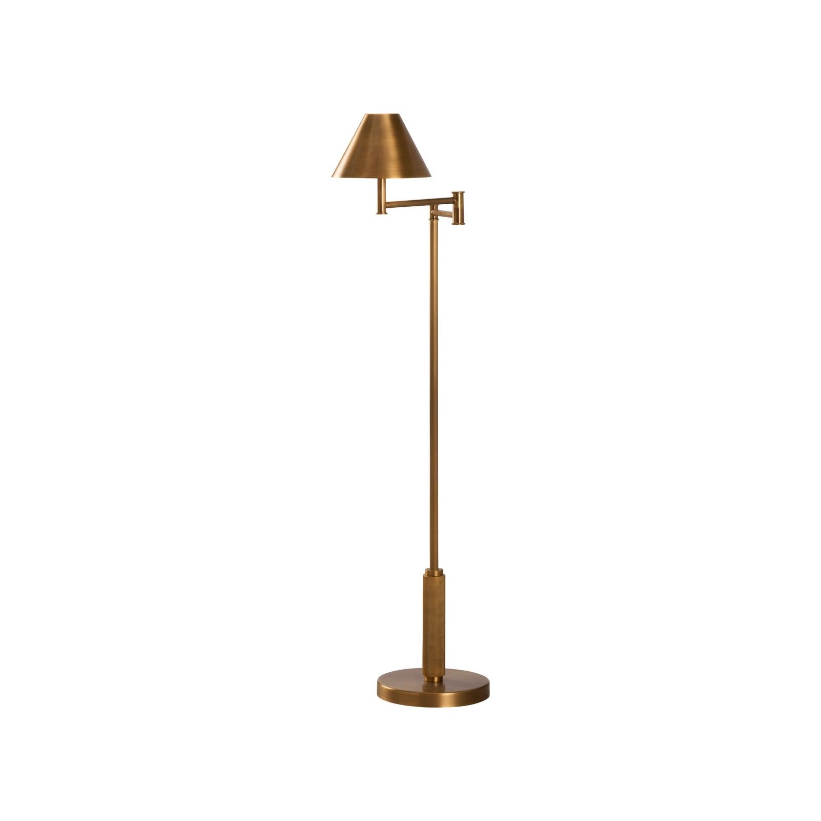 Wildwood Woodbury Brass Floor Lamp