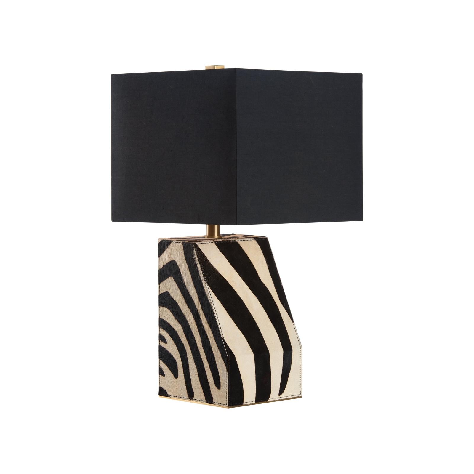 Wildwood Safari Black White Table Lamp