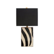 Wildwood Safari Black White Table Lamp