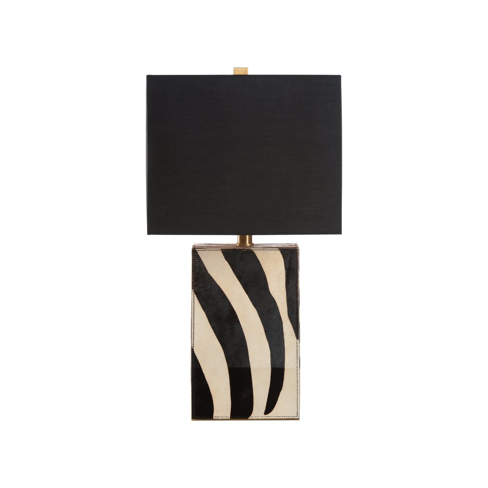 Wildwood Safari Black White Table Lamp