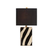 Wildwood Safari Black White Table Lamp