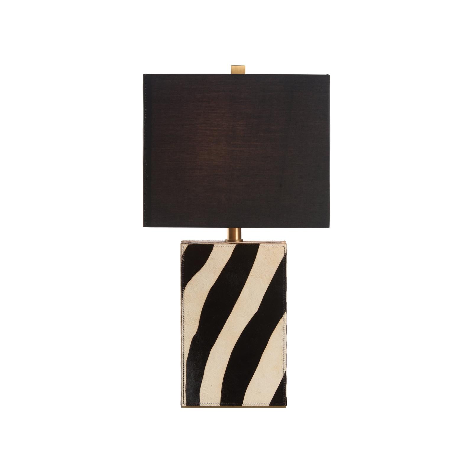 Wildwood Safari Black White Table Lamp