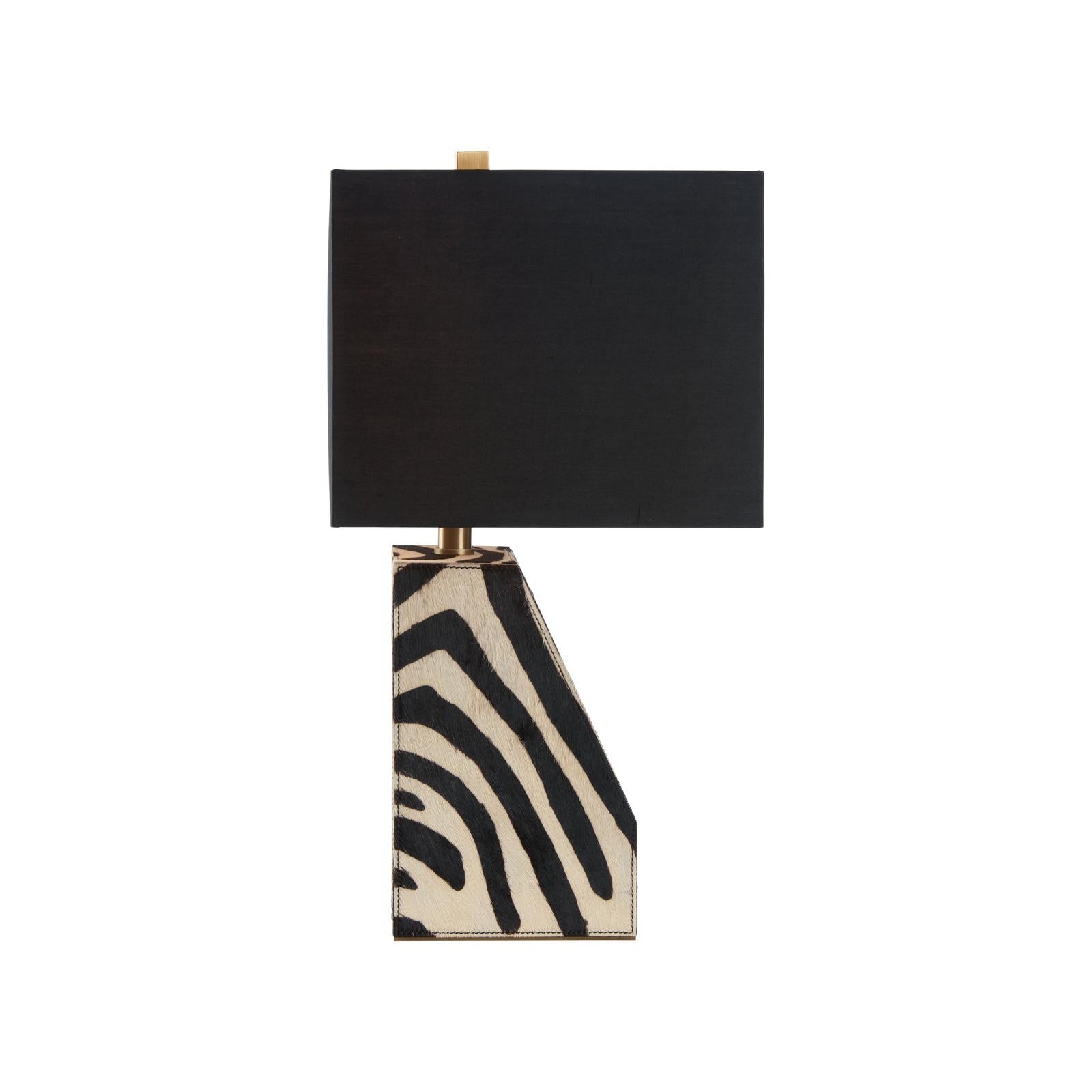 Wildwood Safari Black White Table Lamp