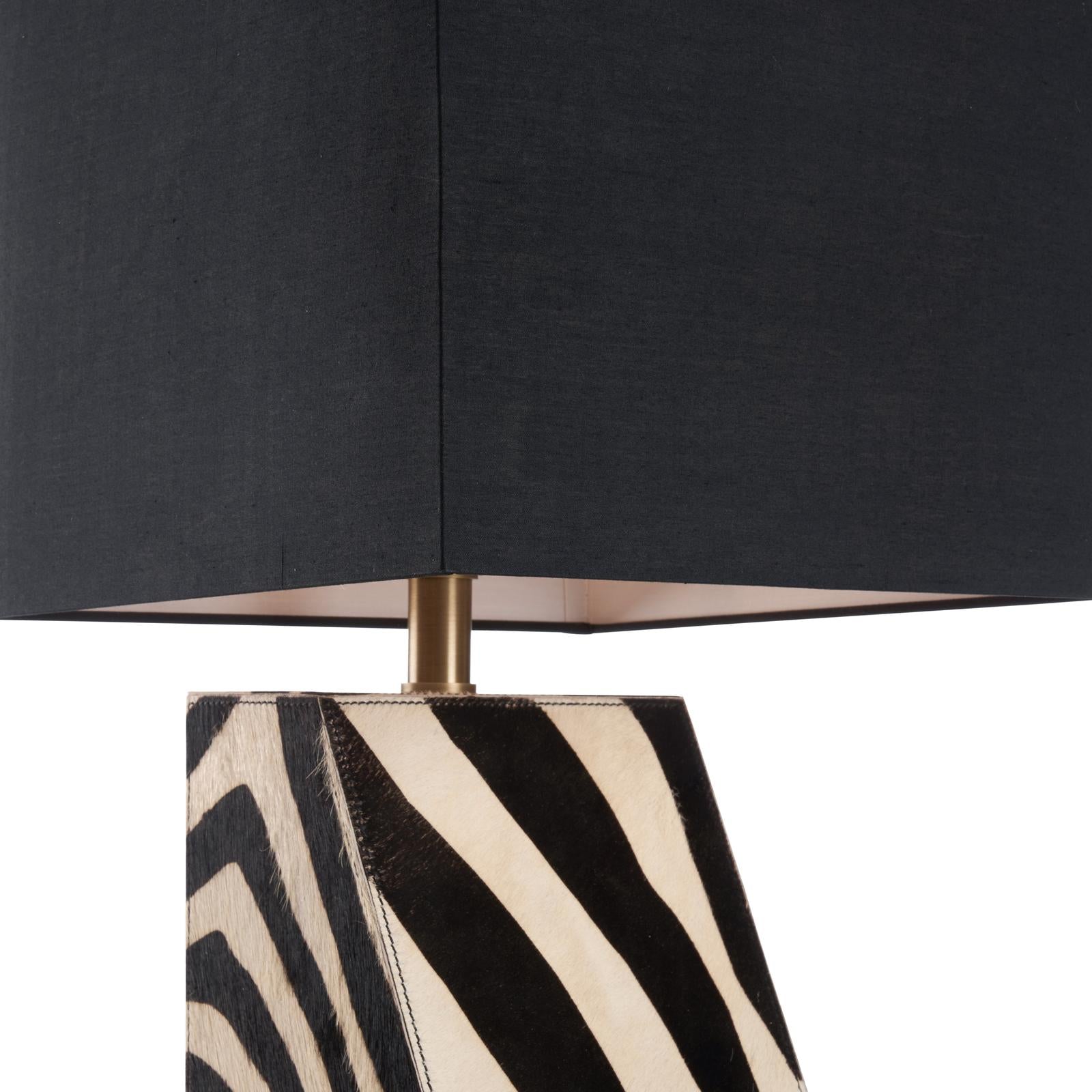 Wildwood Safari Black White Table Lamp