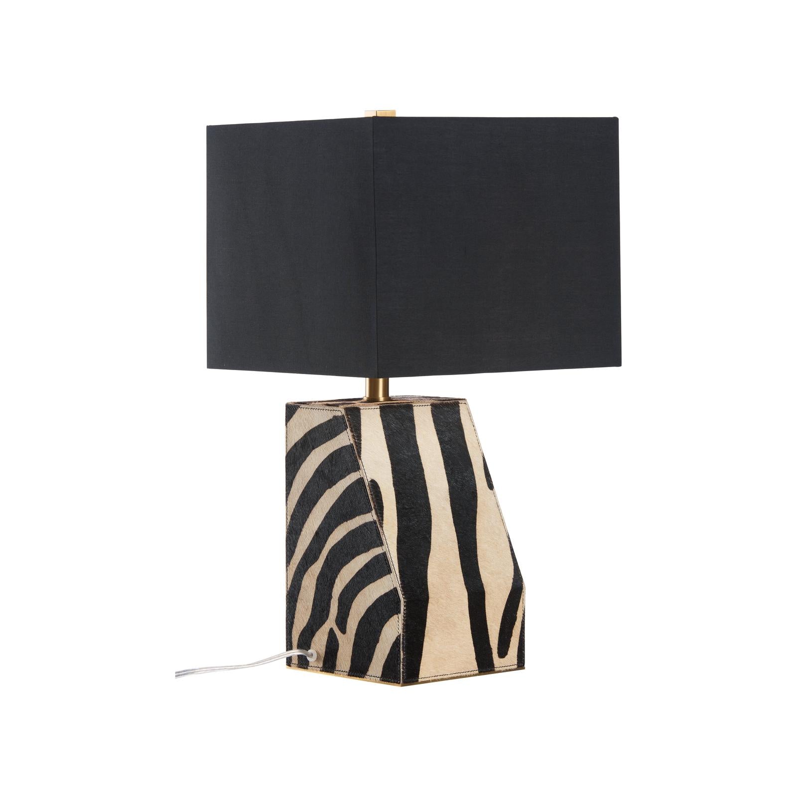 Wildwood Safari Black White Table Lamp