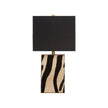 Wildwood Safari Black White Table Lamp