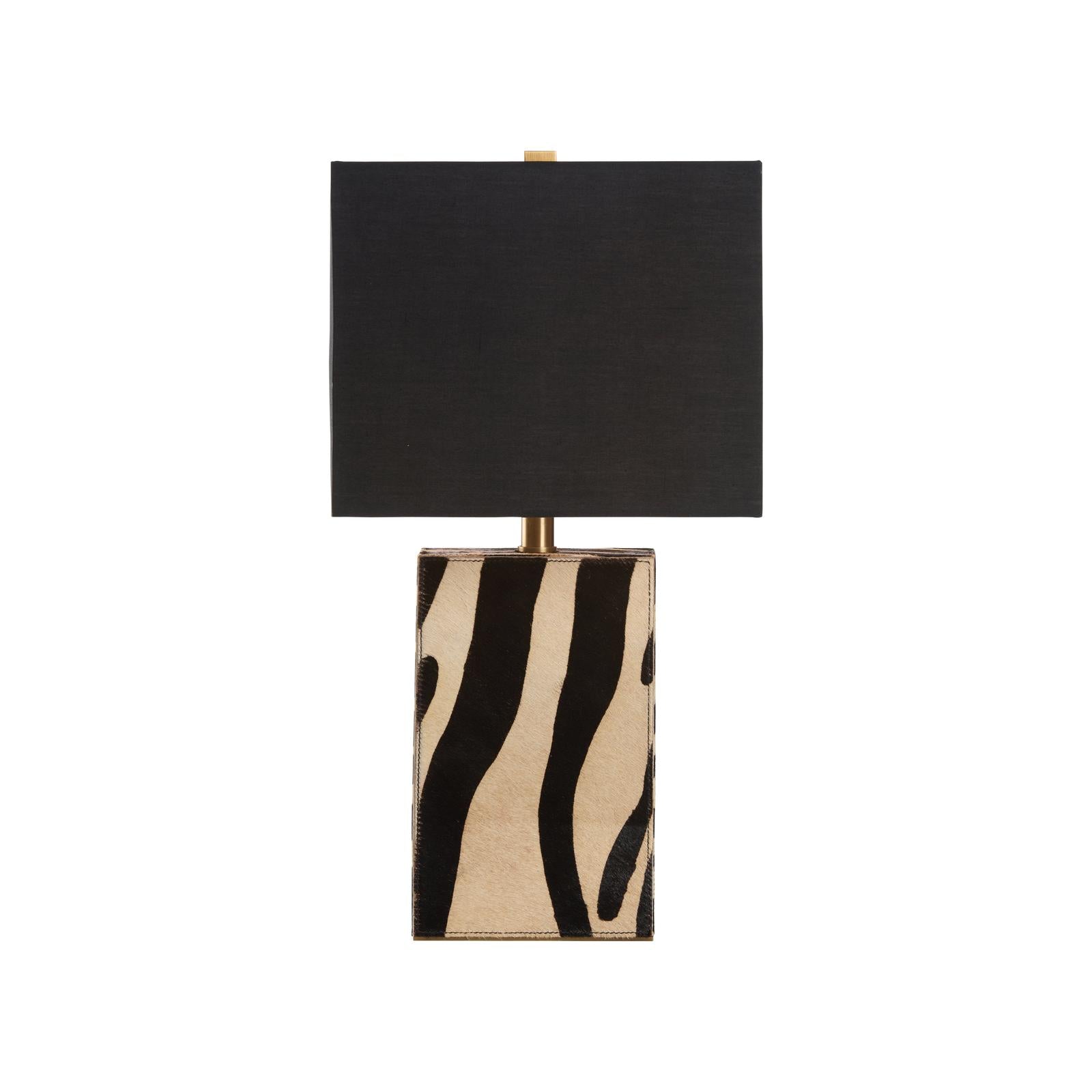 Wildwood Safari Black White Table Lamp