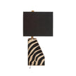 Wildwood Safari Black White Table Lamp