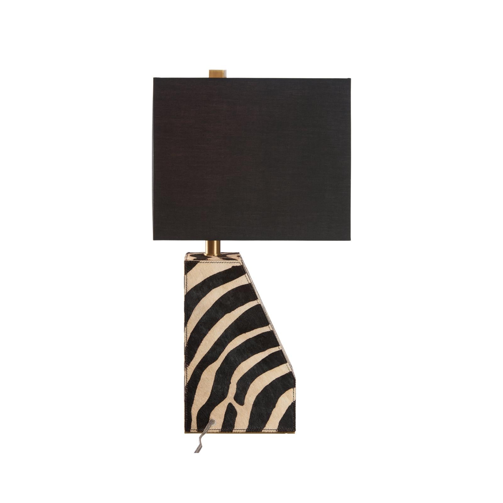 Wildwood Safari Black White Table Lamp